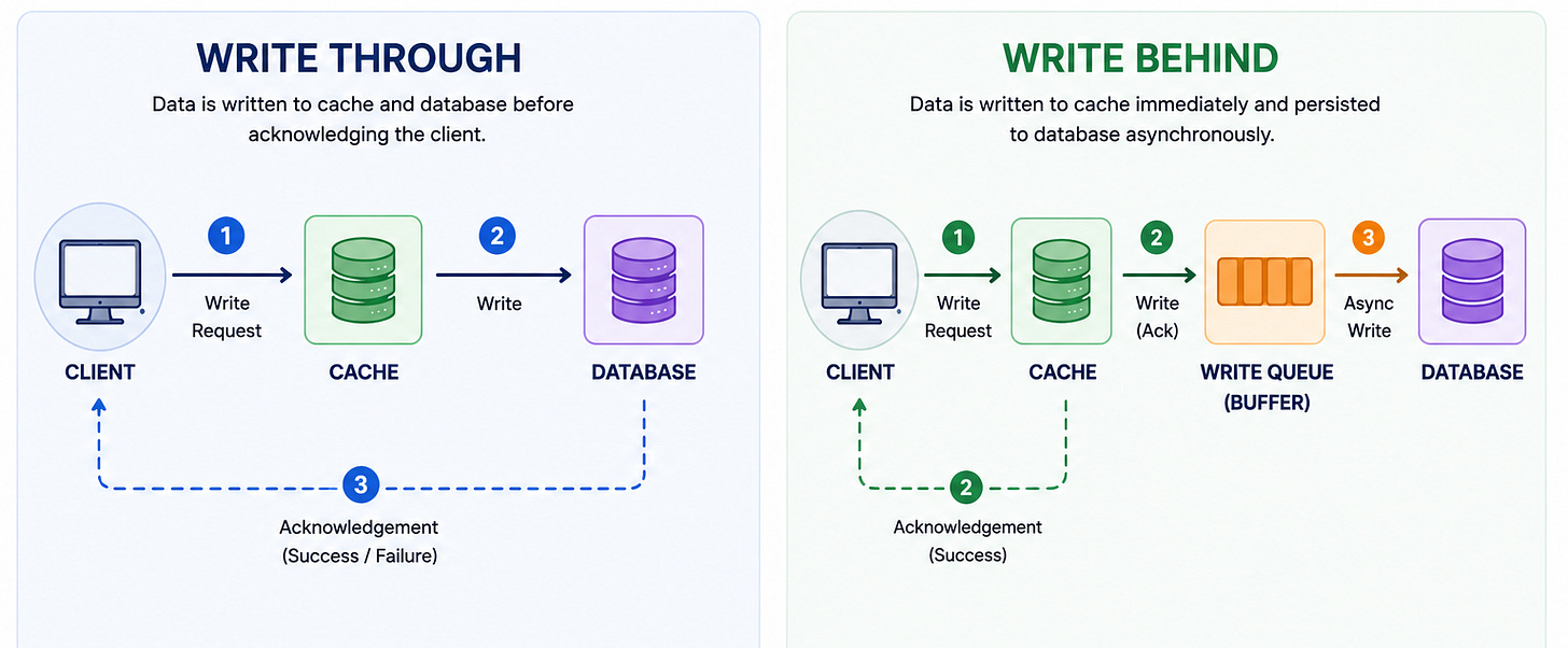 Diagram for Write-Behind (Write-Back)