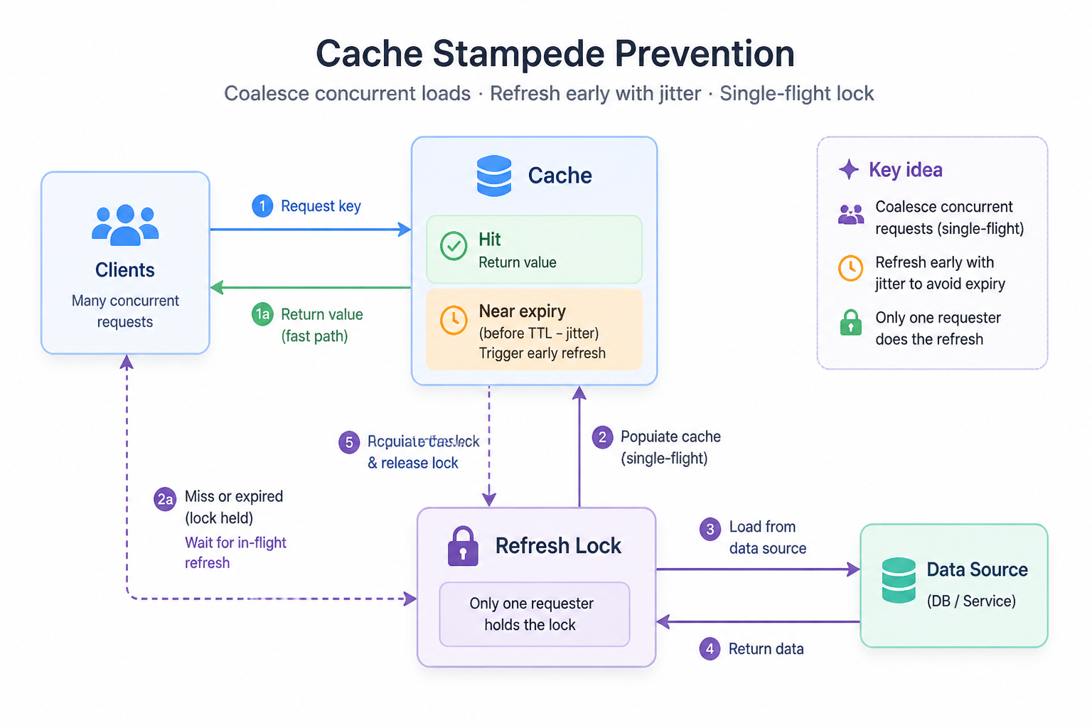 Diagram for Cache Stampede Prevention